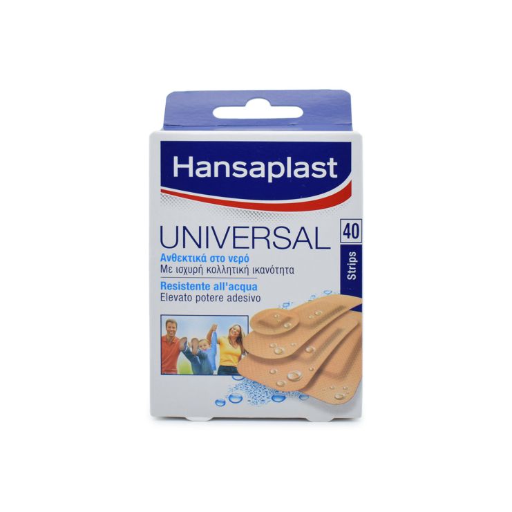 Hansaplast Universal Αδιάβροχα Αυτοκόλλητα Επιθέματα 40 τμχ