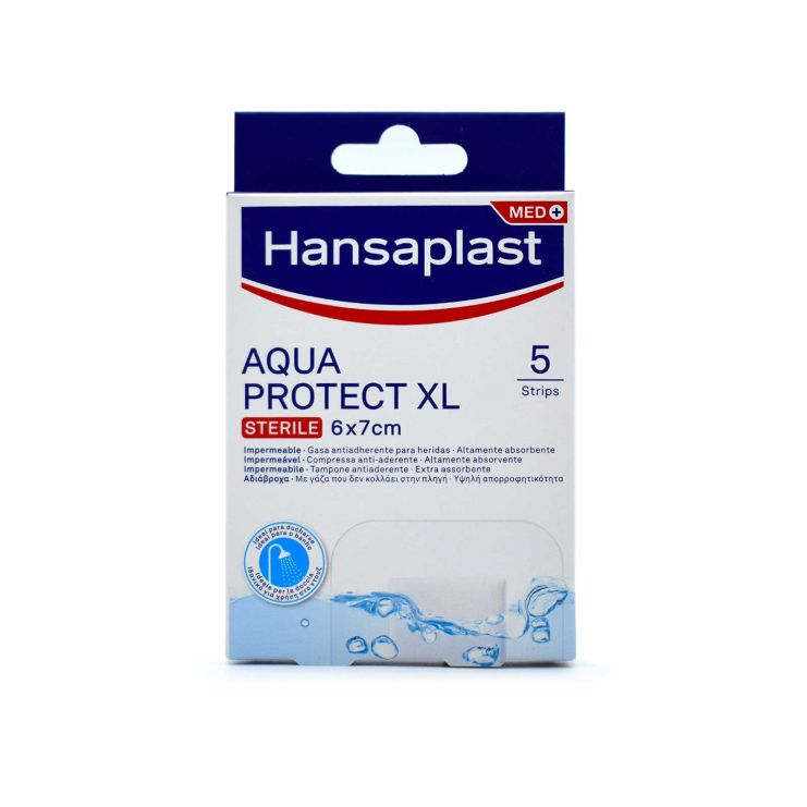 Hansaplast Strips 48627 Aqua-Protect XL 6x7cm 5τμχ