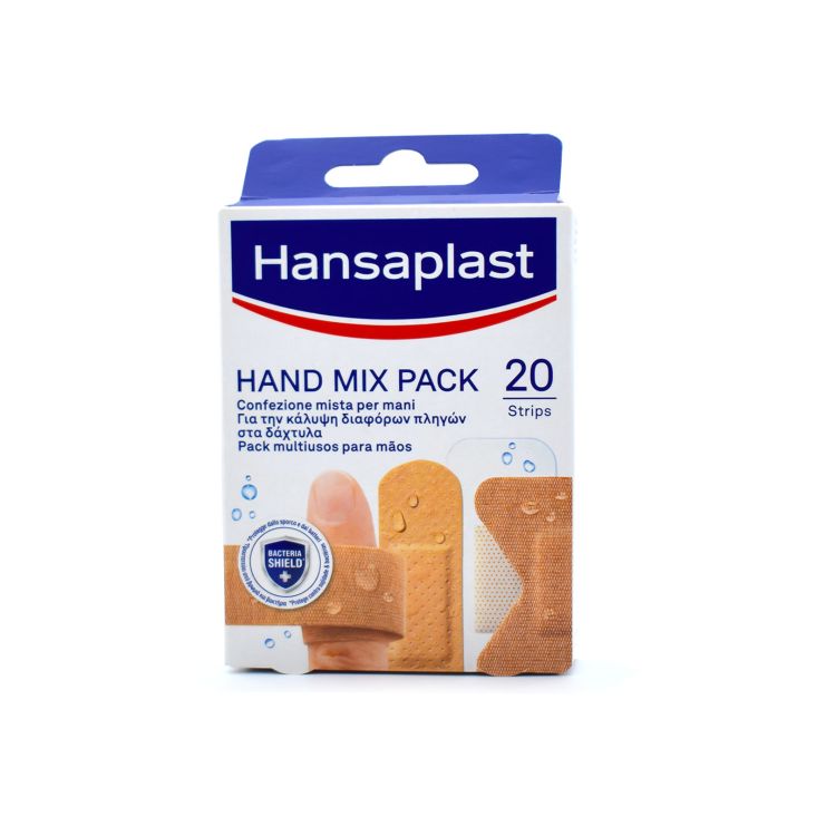 Hansaplast Hand Mix Pack Ελαστικά & Αδιάβροχα Επιθέματα 20 τμχ