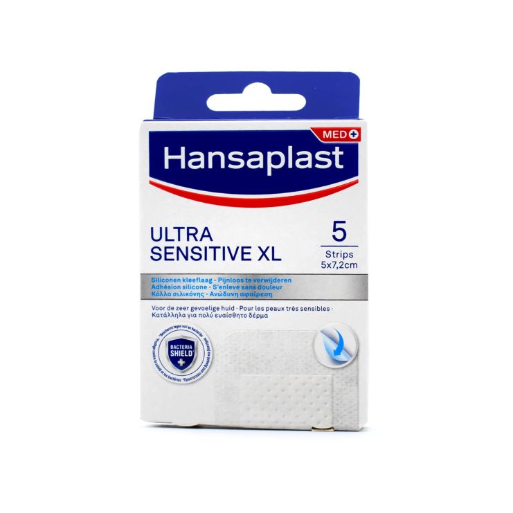Hansaplast Ultra Sensitive XL 5 επιθέματα 5cm x 7,2cm 
