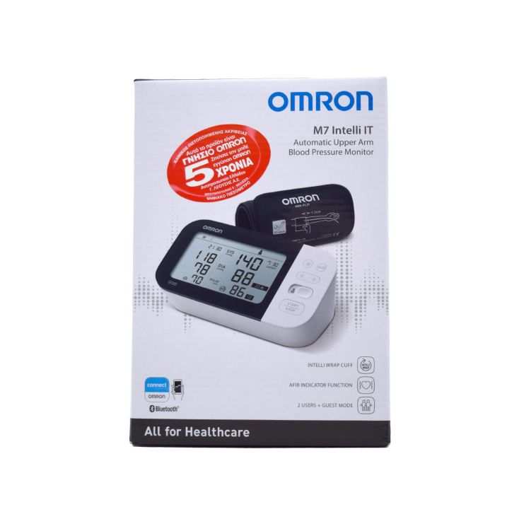 Omron M7 Intelli IT Ψηφιακό Πιεσόμετρο HEM-7361T-EBK 1 τμχ