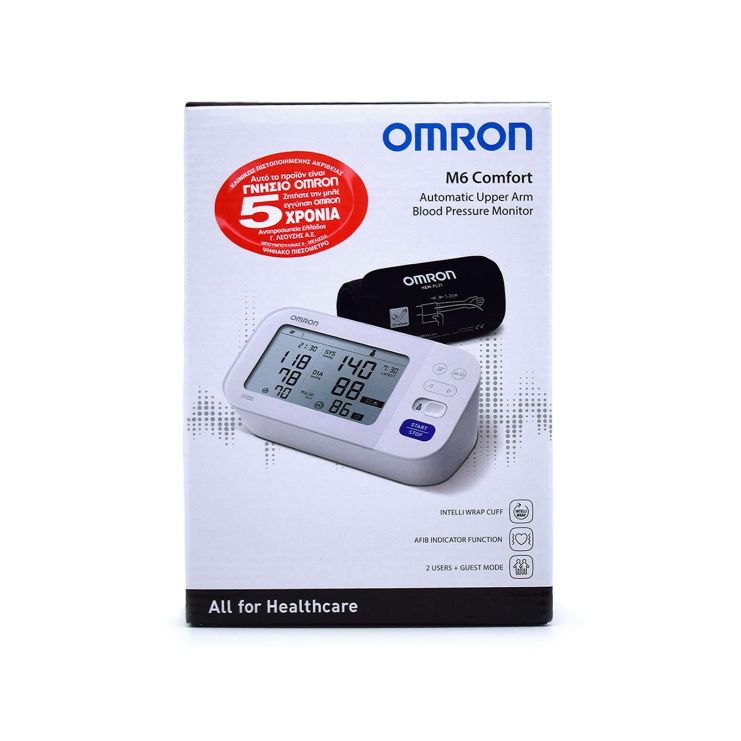 Omron M6 Comfort Automatic Upper Arm Blood Pressure Monitor HEM-7360-E 1 unit