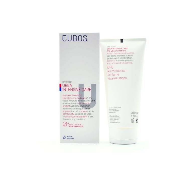 Eubos Urea 5% Shampoo Σαμπουάν για Ξηρά και Ταλαιπωρημένα Μαλλιά 200ml