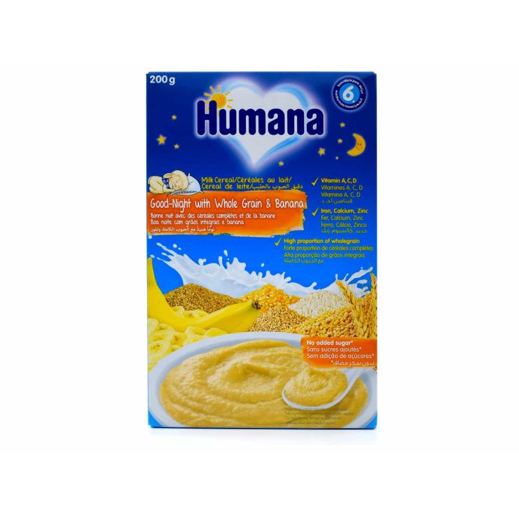 Humana Κρέμα για Γλυκό Ύπνο με Μπανάνα 6m+ 200gr