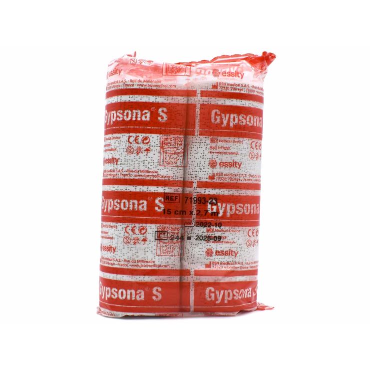 BSN Medical Gypsona S Επίδεσμος Γύψου 15cm x 2,7m 2 τμχ Ref 71993-23