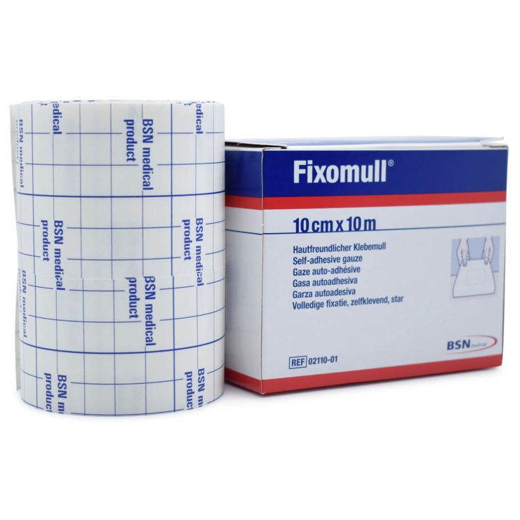 BSN Medical Fixomull Αυτοκόλλητη Υποαλλεργική Γάζα 10cm x 10m