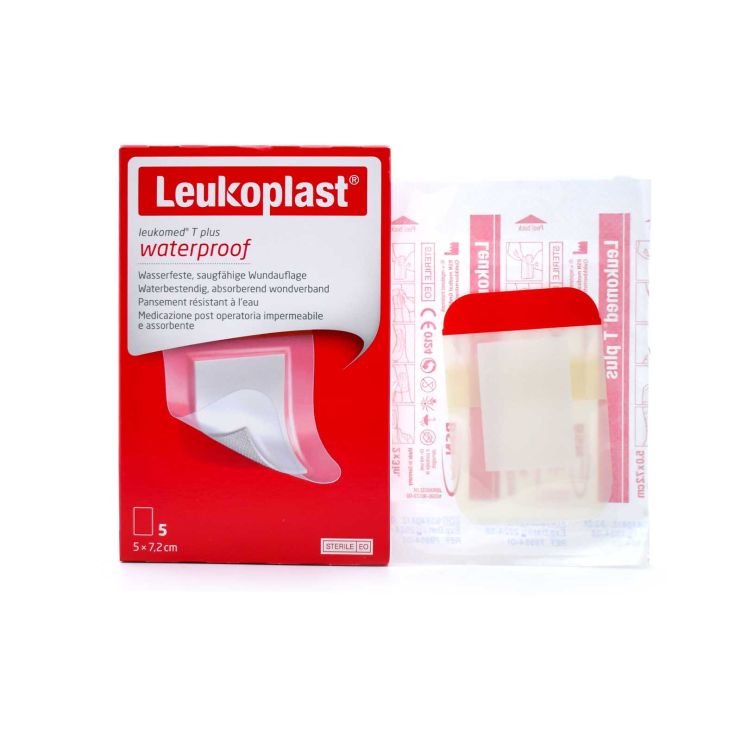 BSN Medical Leukoplast Leukomed T plus Αδιάβροχο 5cmx7,2cm 5 τμχ