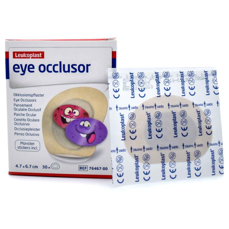 BSN Leukoplast Eye Occlusor Junior Επιθέματα Ματιών 4.7 x 6.7cm 30 τμχ REF 76467-00