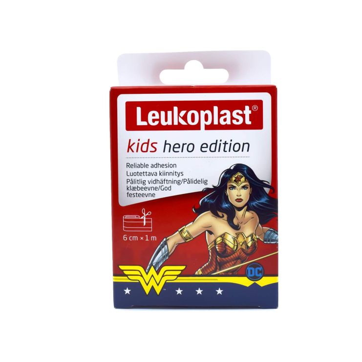 BSN Leukoplast Kids Hero Edition Wonderwoman Αυτοκόλλητο Επίθεμα  6cm x 1m