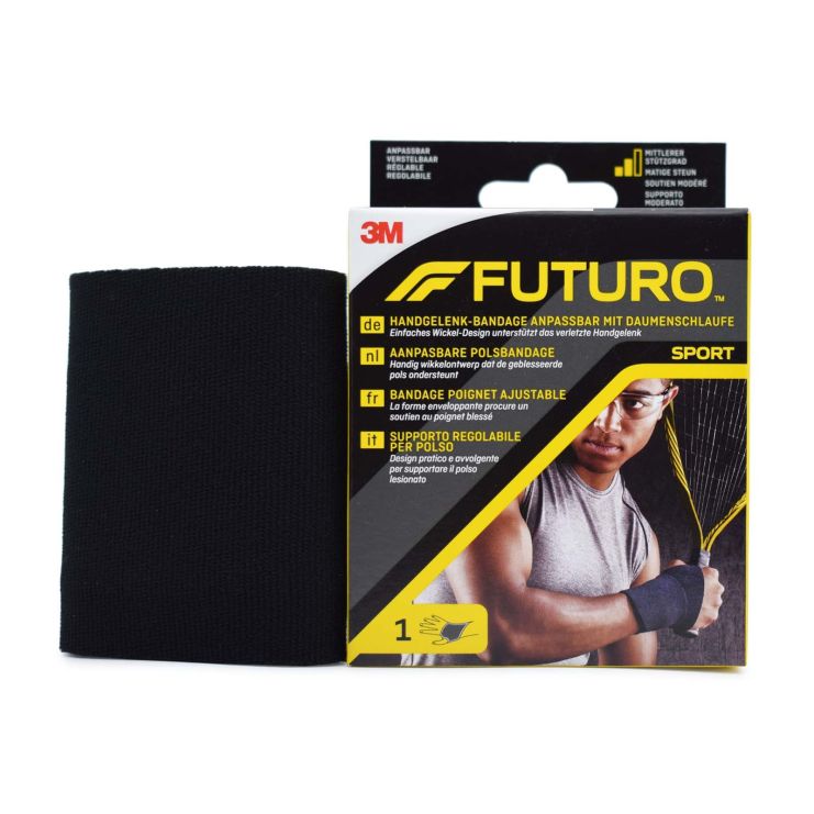 3M Futuro Sport Wrist Black One Size 09033 1 pcs