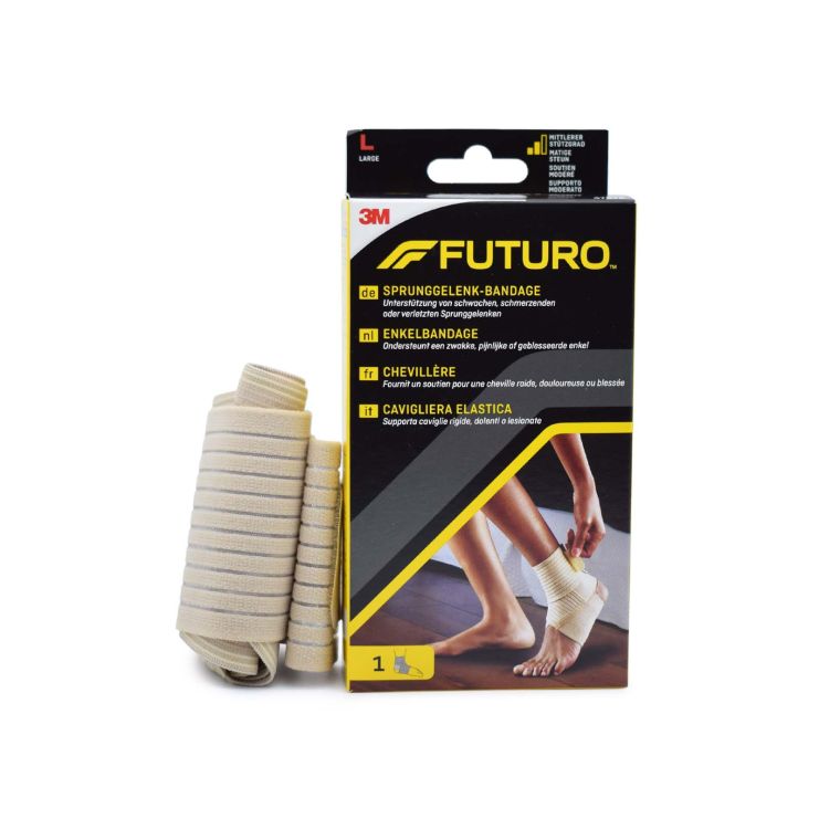 3M Futuro Elastic Ankle Bandage with Belt Large 47876 1 unit