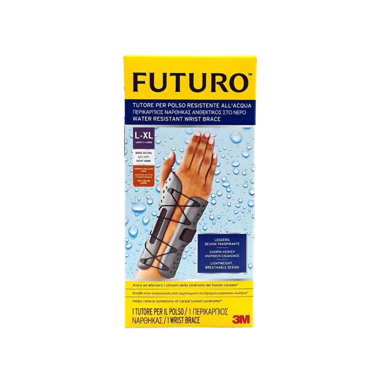 3M Futuro Water Resistant Wrist Brace L-XL Right Hand 1 unit