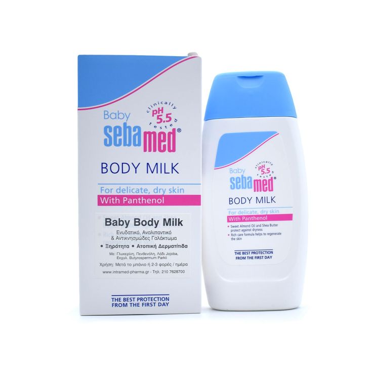 Sebamed Baby Body Milk with Panthenol for Sensitive & Dry Skin 200ml