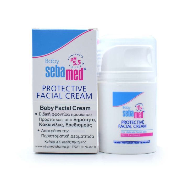 Sebamed Baby Protective Facial Cream Πρόληψη της Ξηρότητας στο Πρόσωπο του Μωρού 50ml