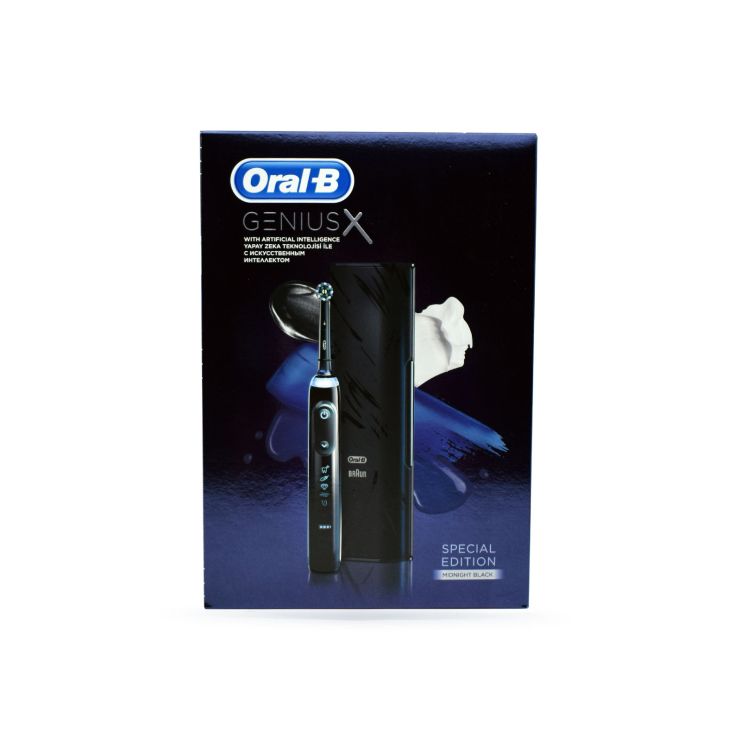 Oral-B Ηλεκτρική Οδοντόβουρτσα Genius X Special Edition Midnight Black