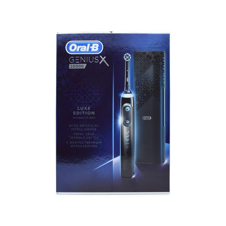 Oral-B Genius X 20000 Luxe Edition Black Επαναφορτιζόμενη Ηλεκτρική Οδοντόβουρτσα