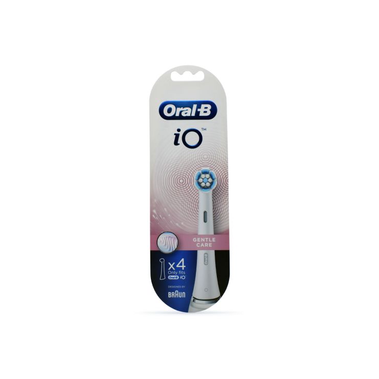 Oral-B iO Ανταλλακτικές Κεφαλές Gentle Care White 4 τμχ