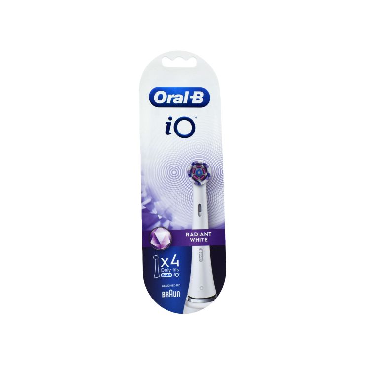 Oral-B iO Radiant White Ανταλλακτικές Κεφαλές 4 τμχ