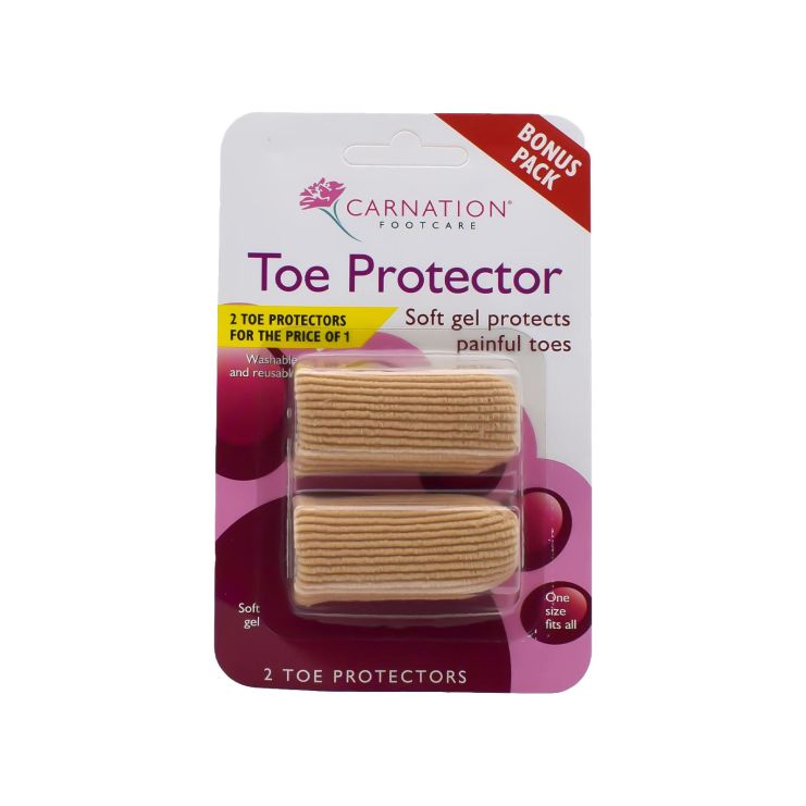 Vican Carnation Toe Protector Μαλακό Τζελ Προστατευτικά Δακτύλων 2 τμχ 