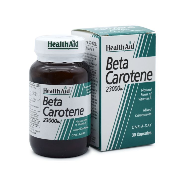  Health Aid Beta Carotene 23000iu 30 κάψουλες