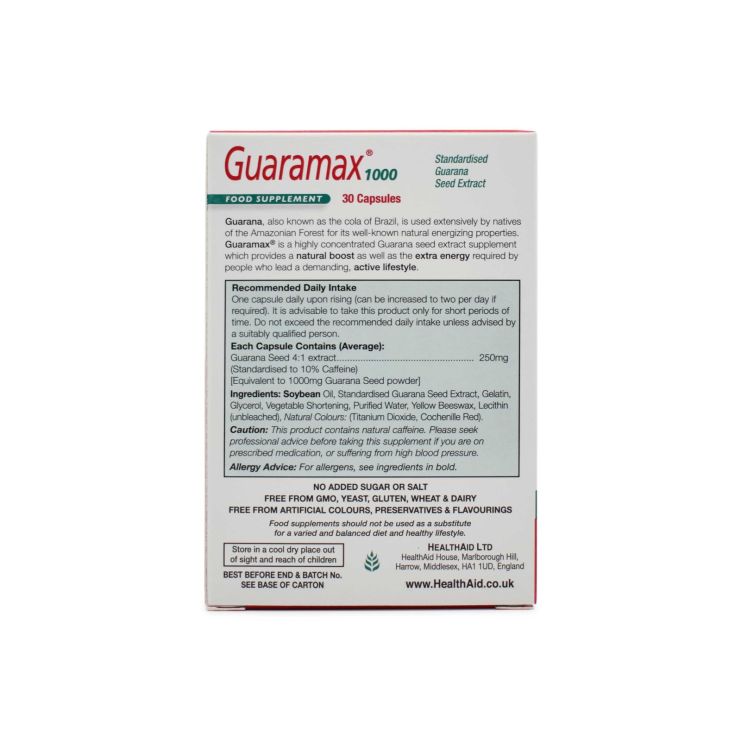  Health Aid Guaramax 1000mg 30 caps
