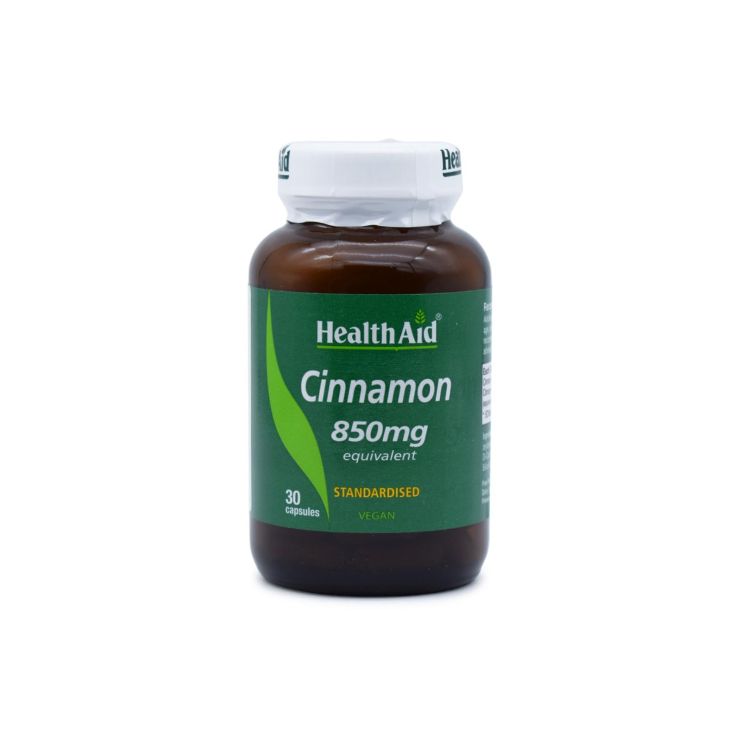 Health Aid Cinnamon 850mg 30 κάψουλες