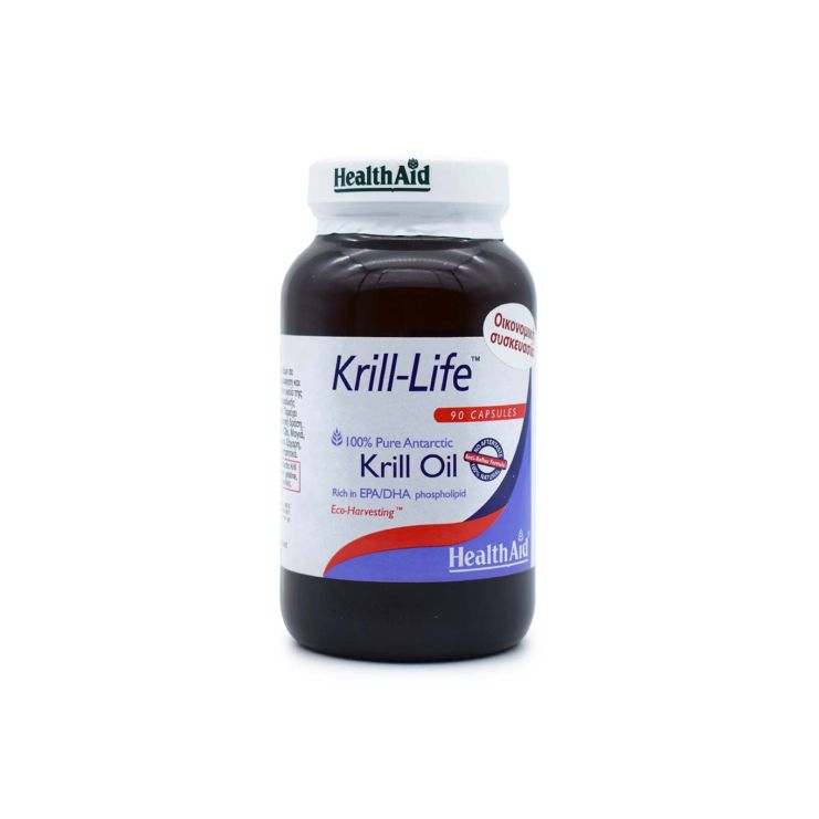 Health Aid Krill Life Pure Antarctic Krill Oil 90 κάψουλες