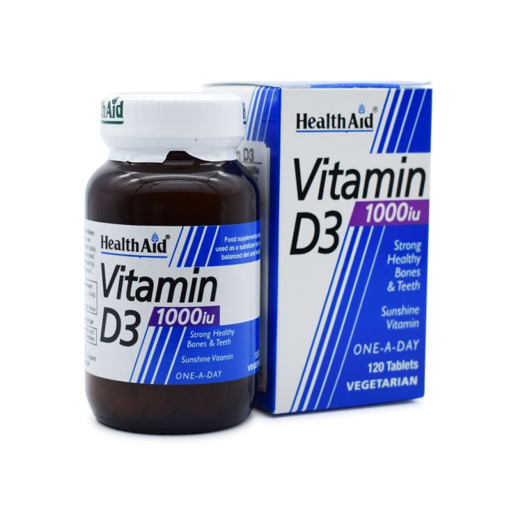 Health Aid Vitamin D3 1000iu 120 ταμπλέτες