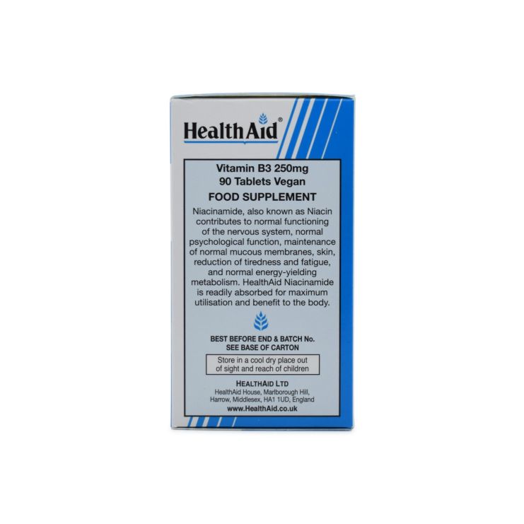  Health Aid Vitamin B3 250mg 90 tabs