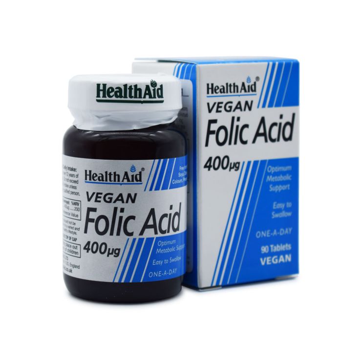 Health Aid Folic Acid 400mg 90 ταμπλέτες