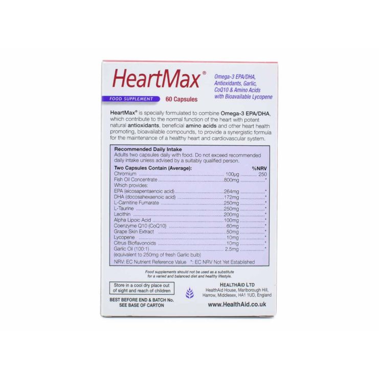 Health Aid Heartmax 60 caps