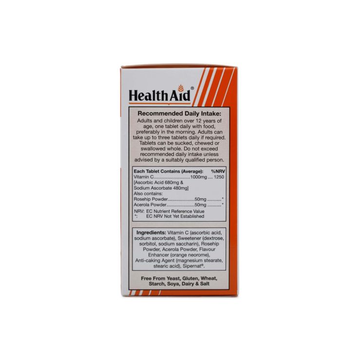  Health Aid Vitamin C 1000mg 100 chew. tabs