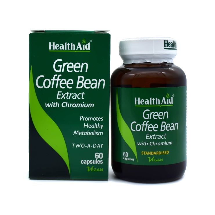 Health Aid Green Coffee Bean Extract 60 caps