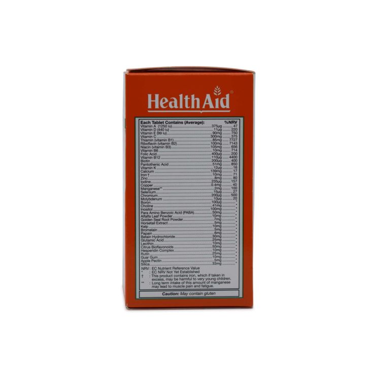 Health Aid Healthy Mega Multivitamins and Minerals 30 tabs