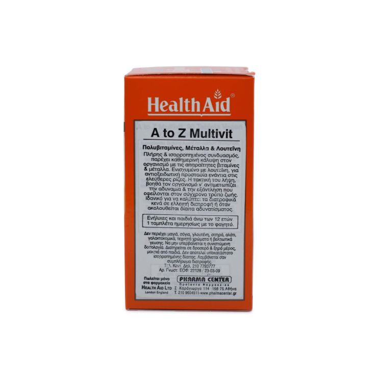 Health Aid A to Z Multivit 90 ταμπλέτες
