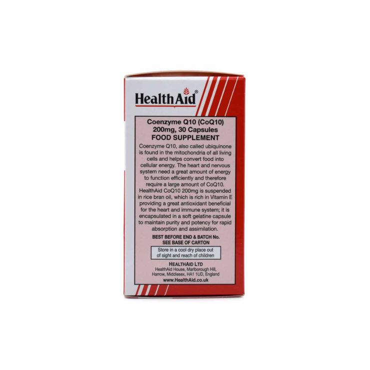 Health Aid CoQ10 200mg 30 κάψουλες