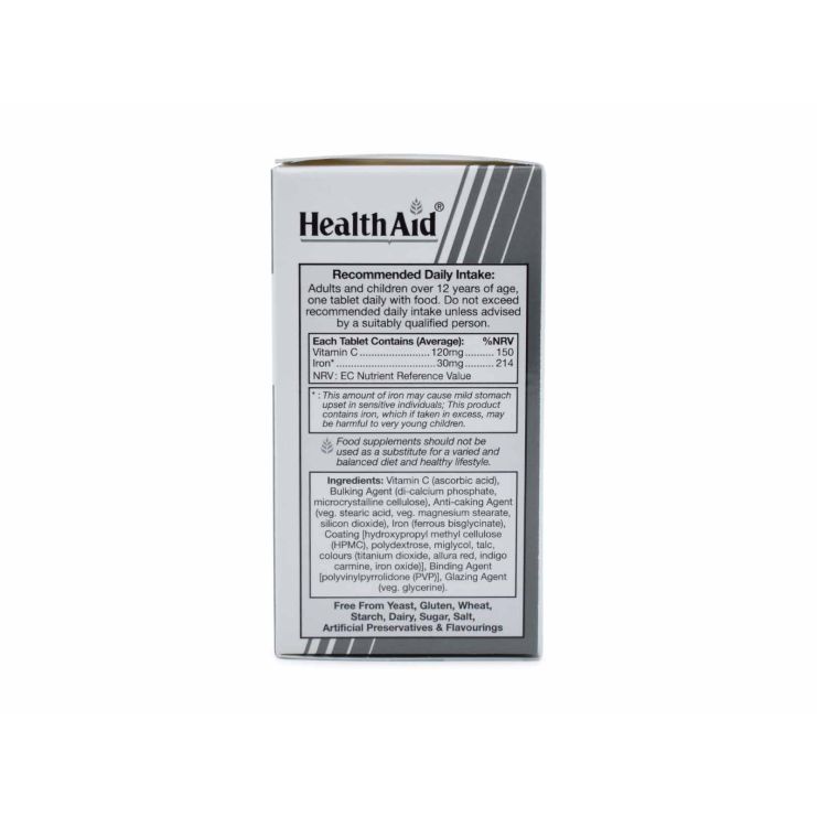 Health Aid Iron Bisglycinate 30 ταμπλέτες