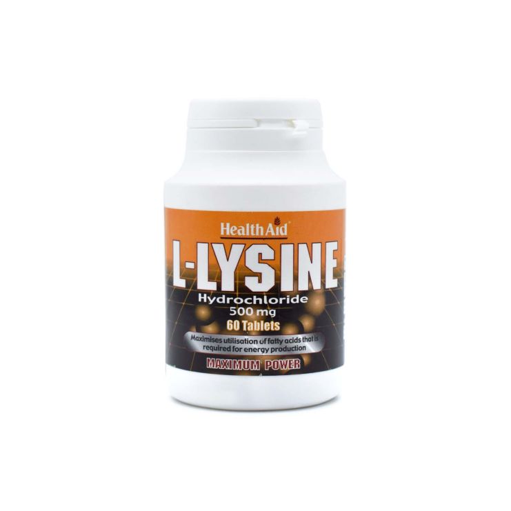 Health Aid L-Lysine 500mg 60 ταμπλέτες