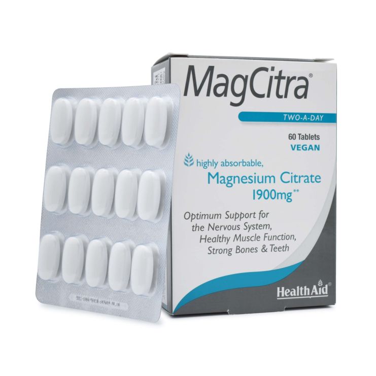 Health Aid Mag Citra 1900mg 60 ταμπλέτες