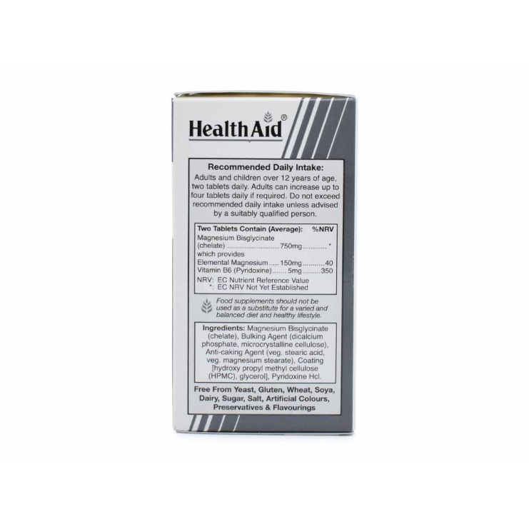 Health Aid Magnesium Bisglycinate 375mg 60 tabs