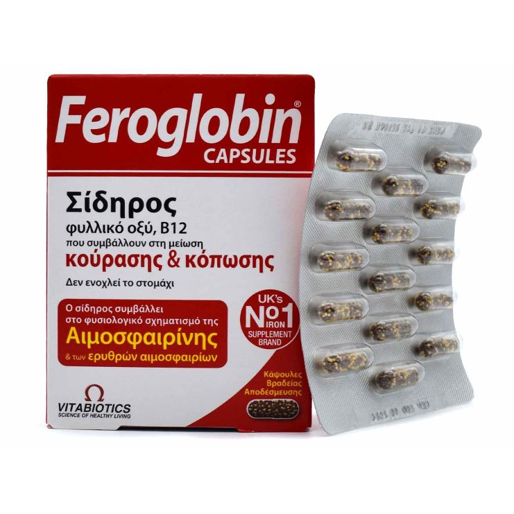 Vitabiotics Feroglobin Slow Release 30 caps 