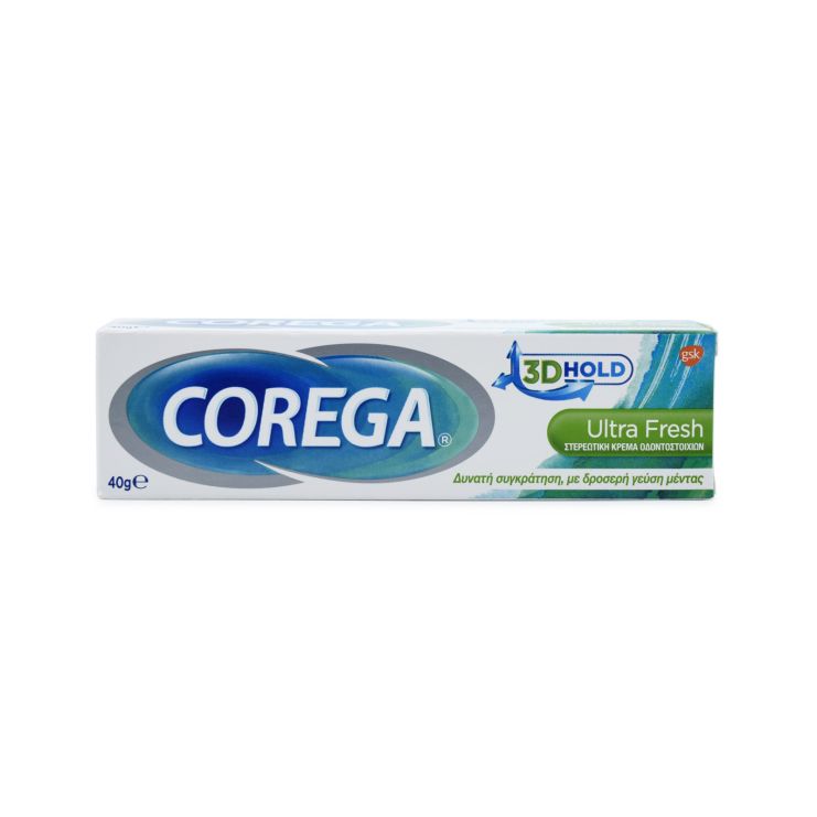 Corega Ultra Fresh 3D Hold Στερεωτική Κρέμα 40gr