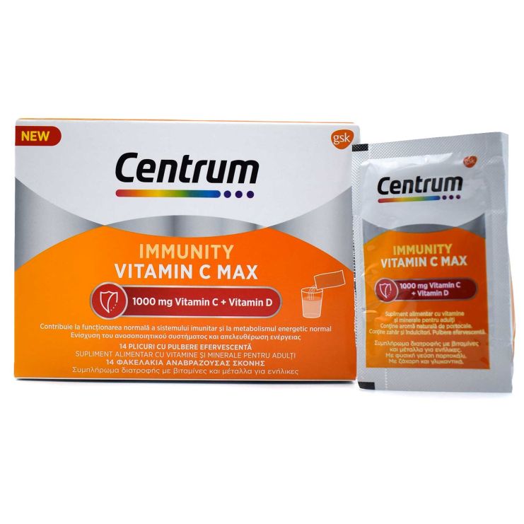 GSK Centrum Immunity Vitamin C Max 1000mg 14 sachets