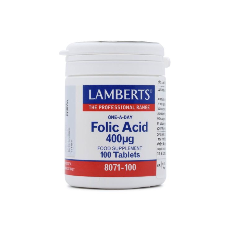  Lamberts Folic Acid 400mg 100 tabs