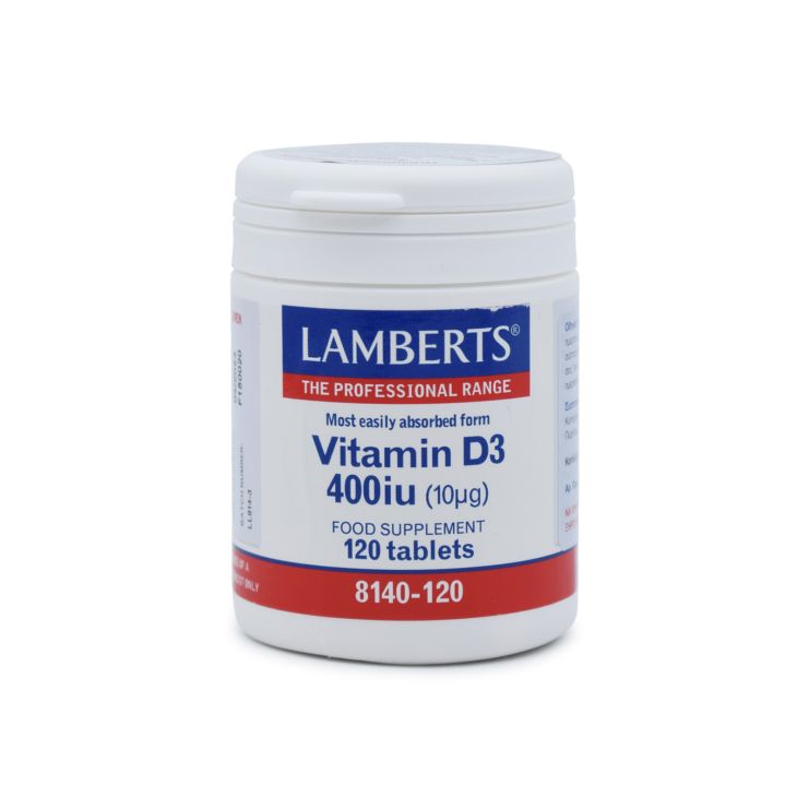 Lamberts Vitamin D3 400iu 10μg 120 ταμπλέτες