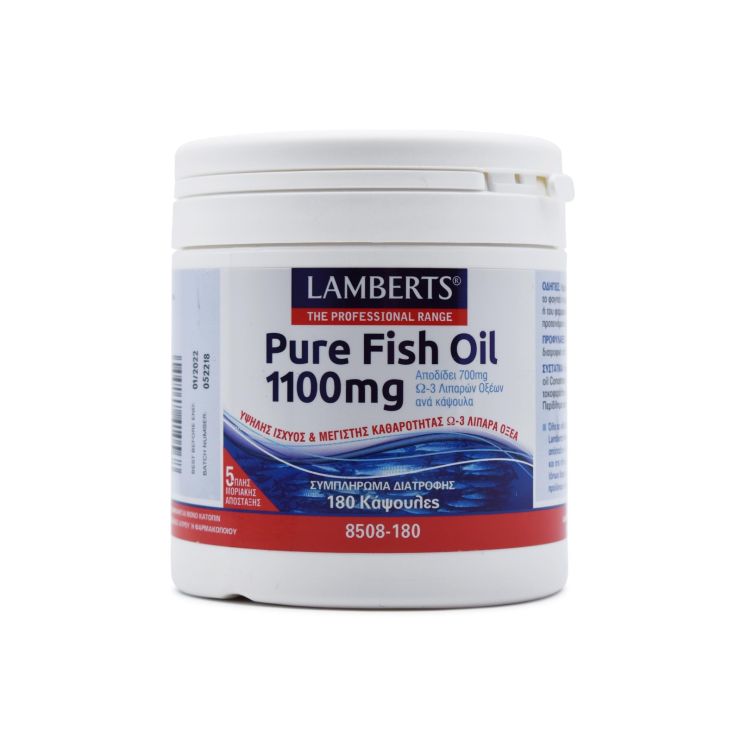  Lamberts Pure Fish Oil 1100mg 180 caps