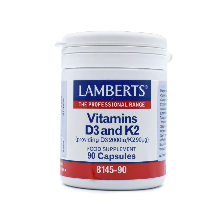 Lamberts Vitamin D3 2000iu & K2 90 µg 90 κάψουλες