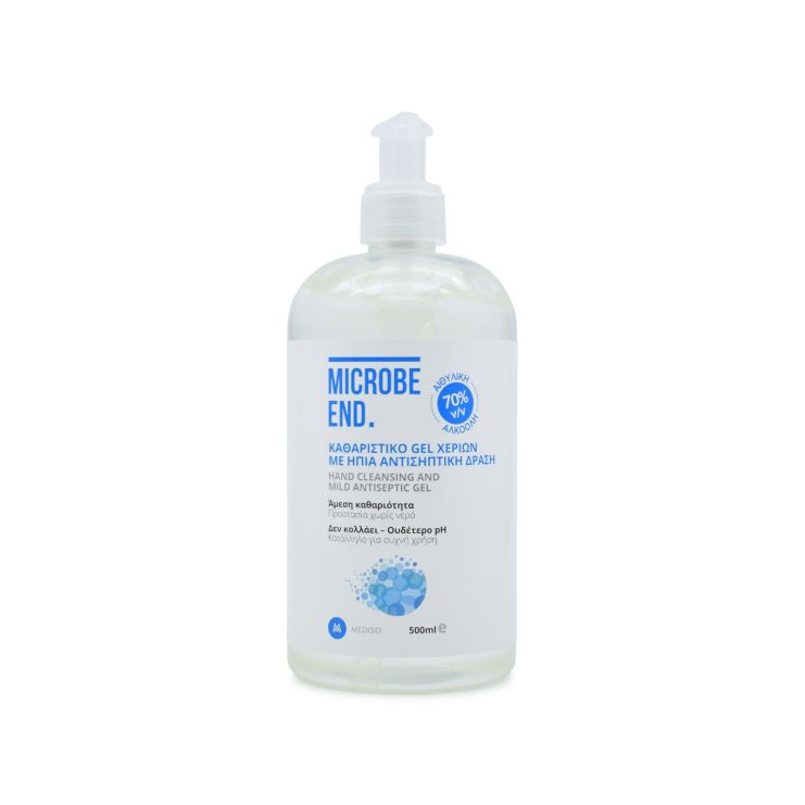 Microbe End Antiseptic Gel For Hand 70° Alcohol 500ml