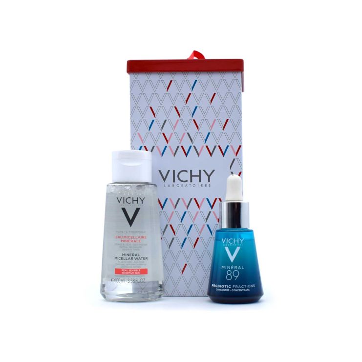 Vichy Mineral 89 Probiotic Fractions 30ml Σετ Δώρου. (περιέχει Κουτί Αποθήκευσης & Mineral Micellar Water 100ml)