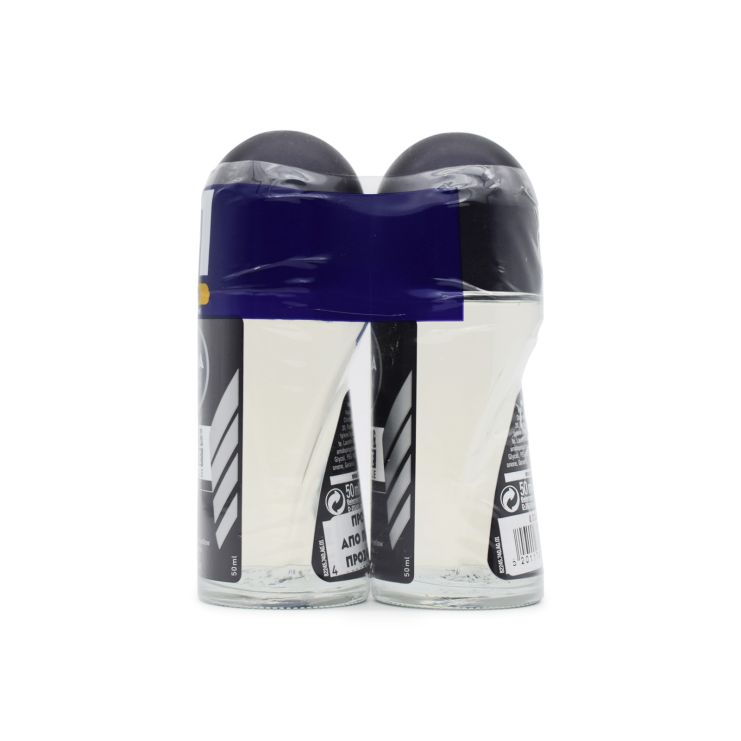 Nivea Men Black & White Invisible Deodorant Original 48h Roll-On 2x50ml